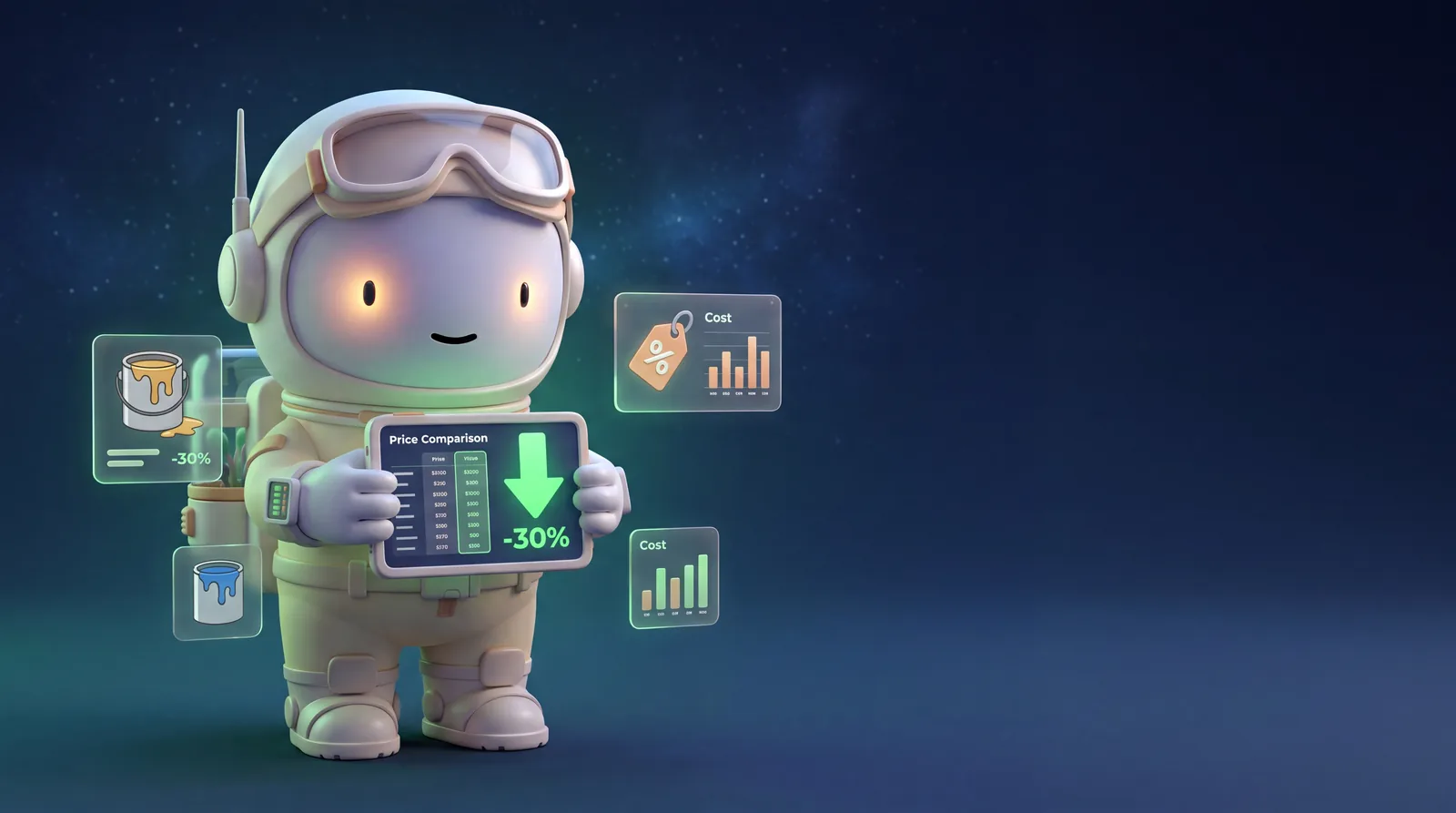 Краска: −30% к закупке за 20 минут